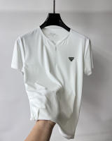 Camiseta De Manga Corta Para Hombre Marca De Alta Gama Estampada Algodón De Seda Hielo Trend Summer Casual Comodidad Top Fresco - details 8
