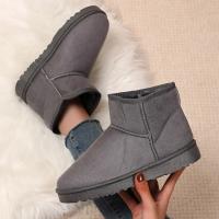 Botas De Invierno Para Mujer De Alta Calidad Antideslizantes Impermeables Con Piel Suela De Goma Botas De Nieve Para Exteriores Estilo Conciso Talla Verdadera - details 2