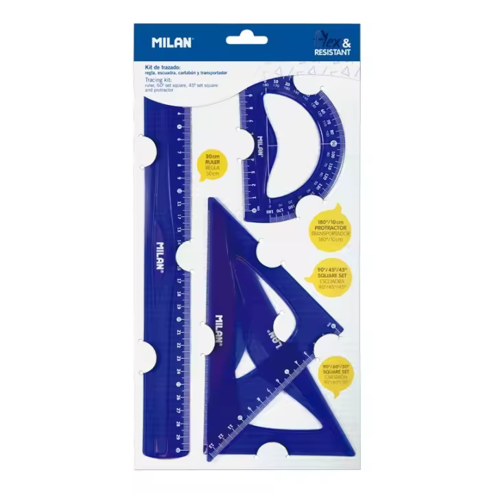 Milan - Flex & Resistant Acid juego de reglas 4 pieza(s) - 359801 359801 - 1