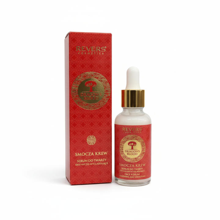 Sérum Facial Revers Cosmetics Dragon’s Blood 30 ml – Sérum nutritivo y revitalizante con extracto Dragon’s Blood, ayuda a mejorar la firmeza y luminosidad de la piel, textura ligera de rápida absorción – 🚚 Envíos a España 24/48horas