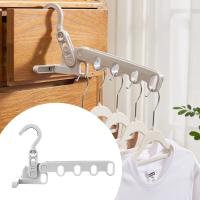 Estante De Secado De Ropa Plegable Con Cinco Agujeros Portátil Para Viajes Uso Doméstico Hoteles Dormitorios Con Gancho Universal - details 0