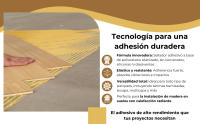 LYSSOLEN - Sellador Adhesivo Monocomponente para Parquet y Madera - Sellador Adhesivo Poliuretano de Alta Resistencia - Pegamento para Suelos Madera Extrafuerte - Resistencia y Calidad Profesional - details 3