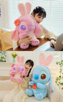 Muñeco De Peluche Disney Stitch 40cm Conejo De Dibujos Animados Para Niñas Muñeco De Angel Con Orejas De Rabbit Regalo De Decoración - details 1