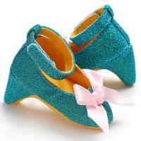 Zapatillas De Fiesta Para Bebé Niña Con Lazo Estilo Princesa Zapatos De Cama Para 0-12 Meses Moda Infantil Zapatos De Fiel - details 6
