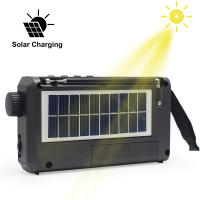 Radio Solar Recargable AM FM Con Conexión De Teléfono Y Altavoz Euler Band Radio Portátil Con Pantalla De Plástico - details 6