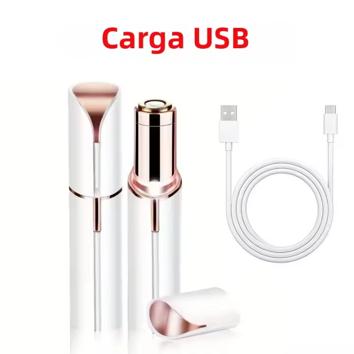 Recargable Pelacabello Portátil En Forma De Labial Para Mujeres Eliminación De Vello Facial Painless Y Eficiente Herramienta De Afeitado Para Hogar Tipo De Epilador: Photoepilators - 1