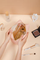 Bolsa De Viaje Portátil De Cuero PU Organizador De Maquillaje Impermeable Para Mujeres Tamaño Pequeño Medio Grande - details 12