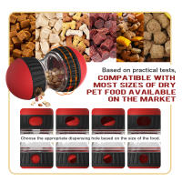 Juguete Interactivo Para Perros Bola De Enigma Con Alimentación Ajustable Dispensador De Golosinas De Enriquecimiento Inteligente Rodante Para Perros - details 1