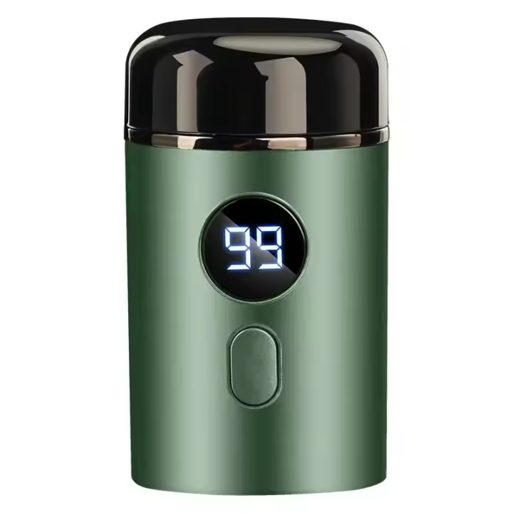 Afeitadora Eléctrica Portátil Para Hombres Con Pantalla Digital Recargable Por USB Gran Duración De La Batería Afeitadora Sin Agua - 1