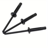 50pcs Tornillos De Ojo De Búho Trifolios En Negro Pintado En Aluminio Para Decoración Y Reparación Del Hogar DIY Tornillo Estrutural De Aleación De Aluminio - details 0