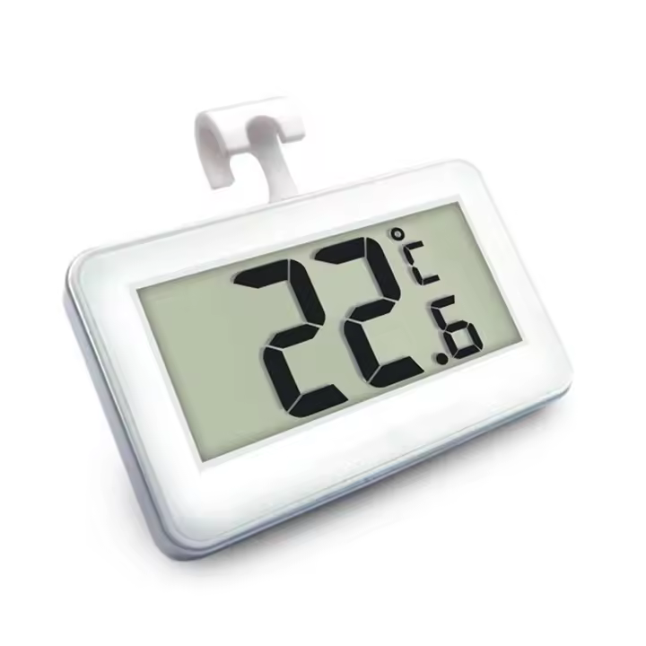 Nuevo Termómetro-Higrómetro Digital LCD Para Interior Sensor De Temperatura Y Humedad Con Gancho Para Pared Y Pie - 1