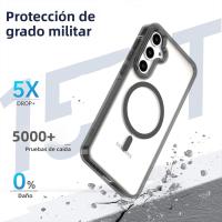 Funda Magnética De Carga Inalámbrica Para Samsung Galaxy A55 A36 A35 A26 A25 A16 A15 A54 A34 A53 A33 Resistente a Golpes Y Choques Con Anillo Y Soporte De Cinturón - details 1