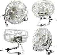 Ventilador de Sobremesa y Suelo 6'' 2 velocidades, 9``, 12", 3 Velocidades y Silencioso 20W, 35W, 47W Acabado de Acero, Inclinable, Seguro, 3 Aspas, Refrescarse en Verano, Ajuste Inclinable Personalizado, Alta Velocidad, - details 2
