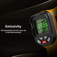 BSIDE Termómetro Infrarrojo Profesional -50~1400C Digital IR-LCD Medidor De Temperatura No Contacto Con Láser Para Industrial - details 3