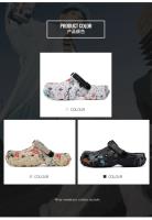 Clogs De Verano Para Hombres Sandalias De Plataforma EVA Pantuflas Casuales Tallas Grandes 46 47 Zapatos Planos Moda Unisex Para Playa - details 4