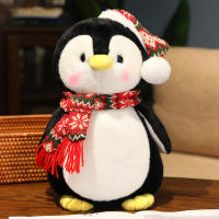 Peluche De Pingüino Navideño Kawaii De 25/35/45CM Juguete Suave En Forma De Almohada Animal Para Niños Regalo De Cumpleaños - details 8