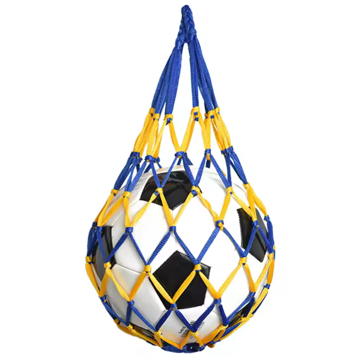 Porta Balones Deportivos Para Jóvenes Entrenador De Fútbol Bolsa De Red Para Baloncesto Y Voleibol Material De Malla De Poliéster Para Transporte - 1
