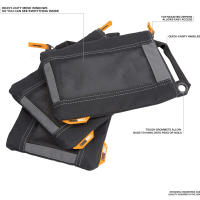 Bolsas De Almacenamiento Para Herramientas TOUGHBUILT TB-94-M-3 Pack De 3 Tipo De Suspensión Fácil De Transportar Para Clavos Y Accesorios De Máquina De Poder - details 1