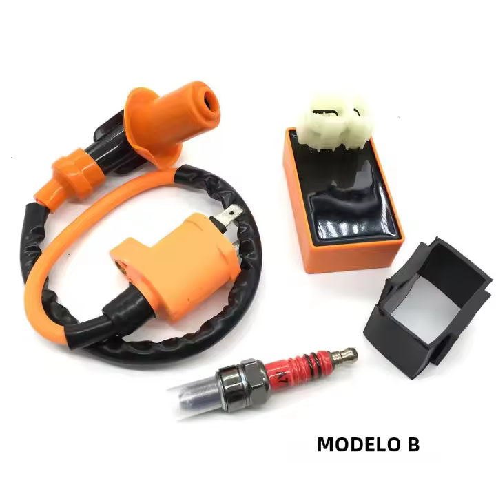 Set De Encendido CDI Ignition Coil Y Encendido De Puya Para Motocicleta De Alta Performance Adecuado Para Scooter Moto Gy6 150cc 125cc 50cc Piezas De Motorbike - 1