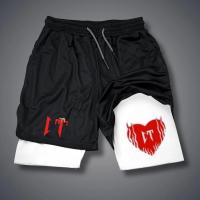 Nuevos Shorts De Verano Para Hombre 2024 Quick-Drying Deporte Fitness Estampado Divertido Talla M-3XL Ropa Deportiva Doble Capa - details 10