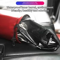 Bandeja De Basura Plegable Para Coche Organizador De Residuos Impermeable Almacenamiento Interior De Coche Y Autobús Material De Cuero PU Forma Redonda - details 3