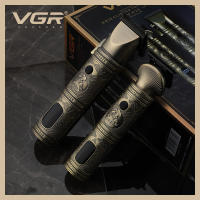Cortadora De Pelo VGR Para Hombres Vintage Boutique Barber Serie Escultura De Cabello Para Peluquería Hogar Recargable Universal - details 26