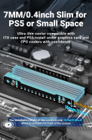 JEYI M.2 SSD Disipador De Calor En Aluminio Con Parche De Silicona Térmica Para PC / PS5 PCIE 2280 Icold-007 Accesorio De Enfriamiento Para SSD NVME NGFF - details 7