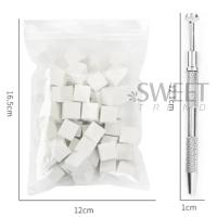 100pcs Esponja De Uñas Suave Para Arte De Uñas Herramientas De Estampado Y Gradiente Para Manicura DIY Creativo Gripper De Esponja Para Uñas - details 5