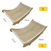 Placa De Rasguñar Para Gatos Hecha De Madera Resistente Al Desgaste Con Cama Para Dormir De Gatos Desmontable Silla Reclinable Para Gatos Juguete De Entrenamiento Multifuncional Para Gatitos - details 0