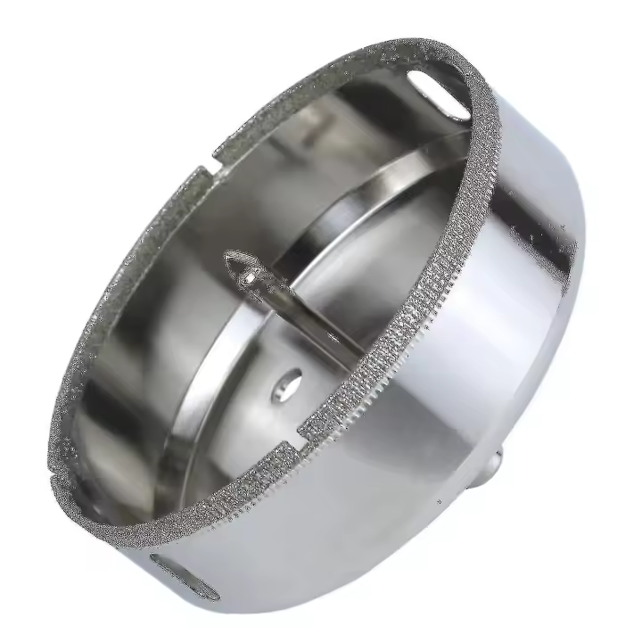 Agujero Sierras 100mm diamante 4 Libras with Centro Dl bit para Cerámica, Porcelana, Azulejo, Vidrio, cuarzo, Mármol, Granite de Piedras preciosas - 1