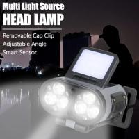 Linterna Frontal Recargable De Alta Luminosidad 6 LED Con 6 Modos Impermeable IPX4 Lámpara Frontal Brillante Para Actividades Al Aire Libre - details 14
