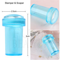 Set De 9 Piezas Para Arte De Uñas Con Placas De Estampado Silicona Estampador Escaper Pincel De Impresión Y Herramientas Para Manicura DIY - details 3