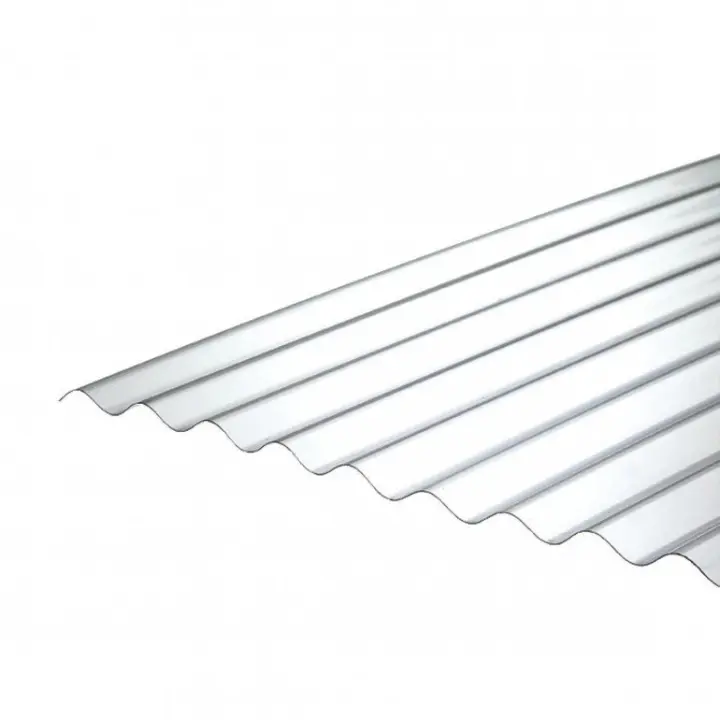10 Placas de policarbonato corrugado "SuperDur" WAVE 76/18mm CLEAR 1265X1000mm con Protección UV - 1