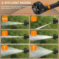 pistola de agua eléctrica de alta presión sin escobillas, herramienta de riego de jardín para batería Makita de 18V, 3500W, 200bar - details 4