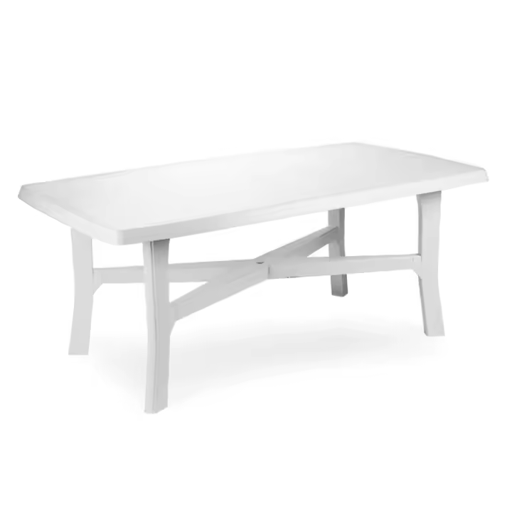 SANCO STORE - IPAE Mesa Resina Blanca 180x100 cm. - 1