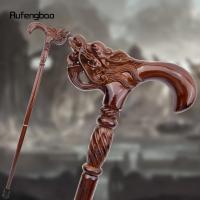 Bastón De Madera Marrón Dragón Para Fiesta De Disfraz De Vampiro Y Halloween 92cm Decorativo Y Moda Ideal Para Caminatas Y HIKE - details 0