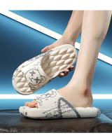 Zapatillas De Hombre De Talla Grande 48 Graffiti Con Suela EVA Para Interior Y Playa Sandalias Planas Con Diseño De Dibujos Animados - details 9
