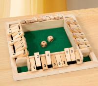 Juego de mesa de madera Deluxe para 4 jugadores, juego de dados clásico - details 2