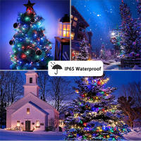 Luces De Cadena LED IP65 Impermeables Con Control Remoto Bluetooth Y Aplicación De Música USB Recargable Para Decoración De Fiestas De Navidad Y Cumpleaños - details 2