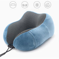 Almohada De Memoria Para El Cuello En Forma De U Soporte De Descanso Para Viaje Oficina Siesta Cervical Almohada De Viaje Suave - details 2