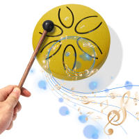 Steel Tongue Drum De 3 Pulgadas Con 6 Notas Instrumento De Percusión Para Meditación Y Yoga Mini Handpan Drum Con Mallets Incluidos - details 19