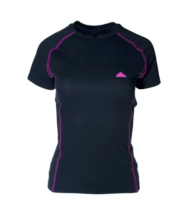 Camiseta Técnica Transpirable Escalada y Trekking Dry Fresh Mujer - L , Verde - 1