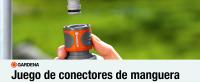 Gardena Set de conexión 13 mm (1/2 pulgadas) y de 15 mm (5/8 pulgadas): Para los extremos de la manguera, conexión para las piezas es del sistema, a prueba de rayos UV y de heladas (18279-20) - details 0