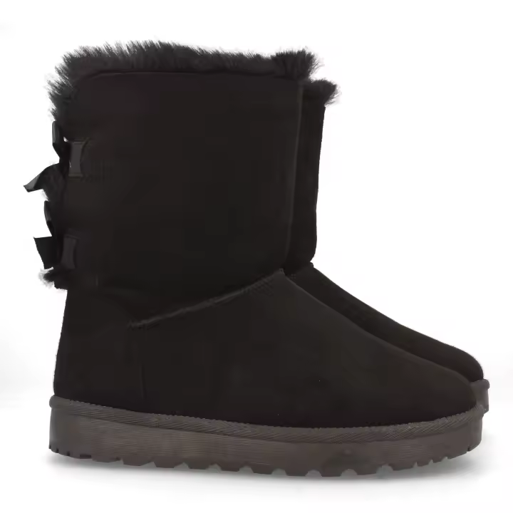 Botas Australianas Mujer Puntosalao Lazo Negro Esta Bota australiana con lazo negro mujer es la tendencia desde hace ya varias temporadas - 1