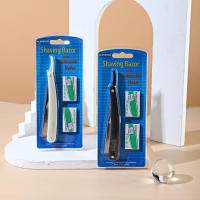 Juego Profesional De Afilador Para Hombres Con 2 Hojas Doble Corte Negro Y Blanco Acero Inoxidable Barbador De Cuchilla Recta - details 0
