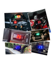 Medidor Digital De Temperatura De Aceite KOSO Para Motocicleta Universal Sensor De Temperatura De Aceite LCD Pantalla Mini - details 0