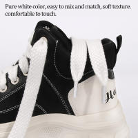Alpargatas Planas Blancas De Hilo Tejido 1/2 Pares Lástima Para Zapatillas 15mm Ancho Reemplazo Para Lástimas Deportivas - details 1
