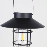 Lámpara De Camping Retro Solar Impermeable Iluminación Nocturna Vintage Portátil Para Exterior Colgante En Tienda Luz LED Para Jardín - details 6