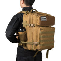 Mochila Táctica De 45L Para Hombres Y Mujeres Bolsa De Asalto De Sobrevivencia Para Escuela Senderismo Exterior Con Portahorchas Material Principal Polyester - details 6