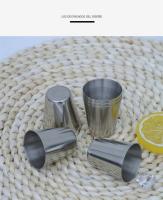 Juego De Cristales Portátiles Para Vino Y Whisky De Acero Inoxidable De 30ml Con Estuche Prácticos Para Exterior Y Viajes - details 4